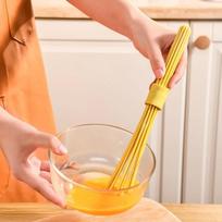 New Mini Whisk Mixer Egg Beater Hand Stirrer Kitchen Tools Cooking Foamer Wisk Utensils Kitchen Gadgets Mixer Egg Tools geltona