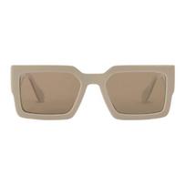 Louis Vuitton Original Design Clash Square Sunglasses Unisex sunglasses Beige Z2701E F,Beige
