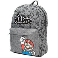 Super Mario Backpack with Front Pocket, 32x25x10 cm, Kids School Bag, Lightweight Durable Rucksack