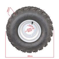 Go-kart ATV Beach Buggy 19X7.00-8 Inch Vacuum Tire with Wheel Hub