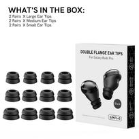 12Pcs Silicone Ear Tips for Samsung Galaxy Buds Pro Eartips Buds 2 TWS Wireless Noise Reduction Tips Anti-drop Double Flange juoda