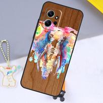 Natūralaus bambuko medžio gyvūnų rašto dėklas, skirtas Xiaomi Redmi Note 13 14 9 10 11 12 15 Pro Plus, dangtelis, skirtas Redmi 13C 15 C 12C 14C 10C Note 15 Pro Plus 5G