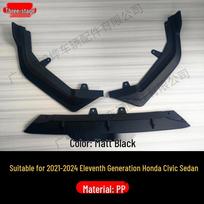 Honda Civic 11th Gen Sedan Front Bumper Lip Trim Splitter Spoiler (2021-24)
