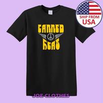 Canned Heat II Vyrai#039;s Juodi medvilniniai marškinėliai Visų dydžių S5XL T476 Unisex marškinėliai XXXXL