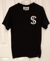 CHICAGO WHITE SOX Majestic Cooperstown Collection Black TShirt. Size Medium. Unisex T-Shirt M