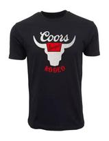 Coors Banquet Rodeo Official Distress Logo License Grahic T Shirt Unisex T-Shirt XL