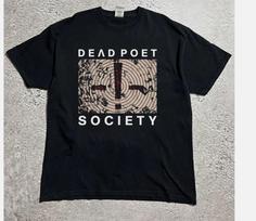 Dead Poet Society Band Album Poster T Shirt Black All Size S-5Xl Gift Fan Unisex T-Shirt S