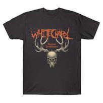 Whitechapel medvilniniai marškinėliai Whitechapel Hymns In Dissonance Grafiniai marškinėliai Retro Gotikiniai Laisvalaikio Apvalus kaklas Trumpomis rankovėmis Unisex... S įvairiaspalvis