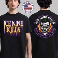 Ice Nine Kills The Laugh Track Joker Face Horror The Grin Will Win Tshirt Unisex T-Shirt M