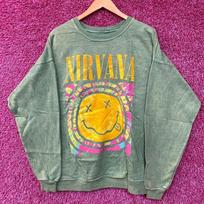 Nirvana Nevermind Žali T-shirt su apvalia apykakle, Grunge stiliaus, dydis XL, Unisex M