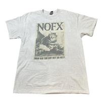 NOFX How Did The Cat Get So Fat? Graphic TShirt Mens Heather Gray Punk Rock Tee Unisex T-Shirt XXL