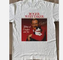 Roger Whittaker Juokinga ir Katės Dovana Gerbėjui S2345XL Balti Marškinėliai Unisex Marškinėliai S gray