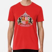 Sunderland Afc Logotipas S iki 5XL Pagaminta JAV Marškinėliai Unisex Marškinėliai S