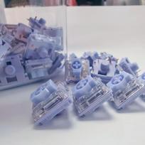 Gateron NuPhy Wisteria (T55) Žemo profilio jungiklis 55g Taktilinis 3 kontaktų Itin plonas Mechaninės klaviatūros Gamykliniai tepalai Mini For NuPhy Air 10 PCS