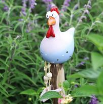 Decor Vištienos Sodo Plug Višta Gaidys Vištos Bird Edge Seater Indoor Outdoor One Size
