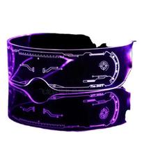Colorful Luminous LED Glasses for Music Bar KTV Neon Party Christmas Halloween Decoration LED Goggles Festival Props