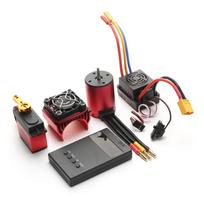 S3650 4300KV bešepetėlis variklis 60A bešepetėlis ESC XT60 kištukas 25KG servo programavimo kortelės aušintuvas 4300KV