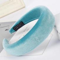 Storas aksominis galvos lankelis Plaukų juostelės moterims Plaukų aksesuarai Plastikiniai paminkštinti galvos lankeliai Retro galvos apdangalas Patogus galvos lankelis 4CM white