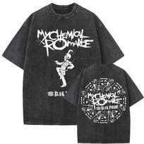 Skalbioti Seno Roko ir Rolo My Chemical Romantic Lover Viva Black Parade grafinis T-shirt Vyrams ir Moterims T-shirt S