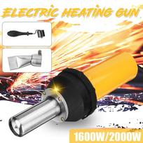 2000W/1600W Elektrinis karšto oro pūstuvas Plastiko suvirinimo pistoletai AC 220V Plastiko suvirintojui + Elektrinis kaitinimo elementas + Plokščio antgalio priedai 1600w