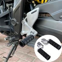 Motociklo pakopa Priekiniai pedalai Neslystantys Tonuoti kojų atramos Reguliuojami Neslystantys Tinka Suzuki SV650 (Juoda) juoda