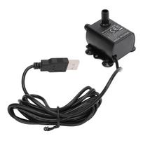 Mažas povandeninis vandens siurblys 0–200 cm kėlimo aukštis 0–250 LPH IP68 įvertinimas DC5V 2.4W USB vandens siurblys su LED indikatoriumi