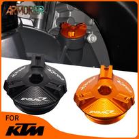 690SMC R motociklo CNC aliuminio variklio alyvos degalų pildymo dangtelio dangtelio kaiščio priedai, skirti KTM 690 SMC-R 690 ENDURO R ENDURO R LOGO BLACK
