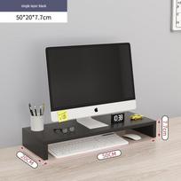 Desktop Computer Monitor Riser Stand & Office Storage Shelf