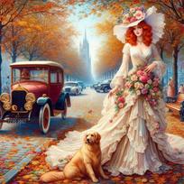 1pc DIY Paint by Number Kit Girl Frameless Canvas Wall Art Gift Idea 40x40cm