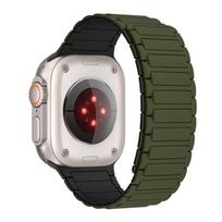 Silikoninė magnetinė apyrankė Apple Watch Strap Ultra 3 2 49mm 46mm 45mm 44mm 42mm 40 41mm Apyrankė IWatch Series 11 10 9 8 7 62028 38-40-41mm-S10-42mm