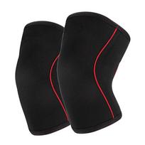 1 Pair Knee Pads Braces Support Men and Women Gym Active Compression Neoprene Knee Protector for CrossFit Powerlifting 7mm Sleeve S