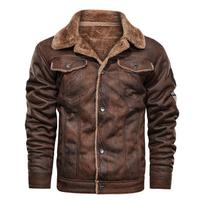 WWII US Air Corps Flying Tigers Leather Shearling Jacket for Military Enthusiasts L kava