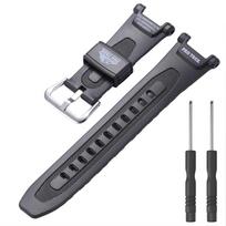 Guminis dirželis, tinkantis Casio Protrek Prg-240 PRG-40 Pathfinder serijos vyriškiems sportiniams vandeniui atspariems laikrodžiams, dirželio priedai 29mm