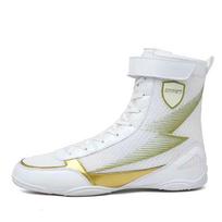 2026 Men's Women's Professional Boxing Boots Wrestling Powerlifting Boxing Shoes Martial Arts Boots Combat Gear Sneakers 39 balta