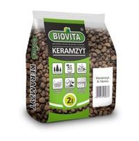 Natūralus plautas molis Biovita frakcija 8-16mm 2l vazonams ir drenažui