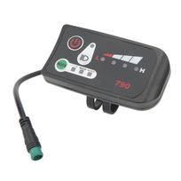 Elektrinio dviračio LED maitinimo ekrano skydelis Elektrinio dviračio modifikacijos matuoklis su vandeniui atspariu 5P vyrišku kištuku 22,2 mm