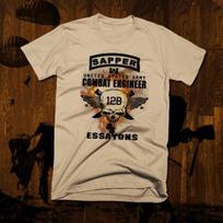 Combat Engineer T-Shirt Army Sapper 12 B Lead The Way Military Combat Veteran 4XL