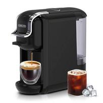 MK-603 kavos daugialypė kapsulinė kavos aparatas 4-in-1 karštas ir šaltas DG cappuccino Nespresso kapsulė ESE Pod malantis espreso aparatas juoda