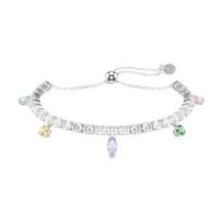 Swarovski Ariana Grande  Mixed Cut Cubic Zirconia Bracelet Women bracelet White 5742463 Box (Random Color)