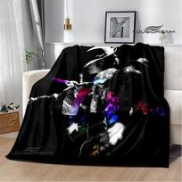 Michael Jackson retro spausdinti pledai Pikniko pledas Flanelinis pledas Minkštas jaukus pledas Kelioniniai pledai Lovos užtiesalai Gimtadienio dovana 75x90cm