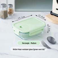Ru Han Glass Bento Lunch Box Set