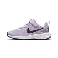 Nike REVOLUTION 6 Slip Resistant Cushioning Abrasion Resistant Low top Kids' Running Shoes Purple DD1095-500 34