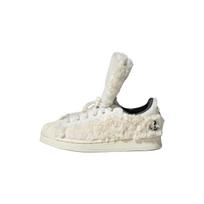 Melting Sadness x Adidas Originals SUPERSTAR Round Tip Abrasion Resistant Low top Kids' Skateboarding Shoes White Kids' IG8907 32