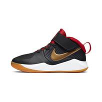 Nike Team Hustle D 9 Tekstilė, Oda Vidutinio aukščio krepšinio batai Juodi Auksiniai Raudoni Vaikams Amžiaus 3 7 Metai AQ4225-011 28