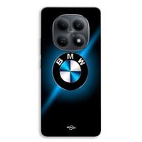 Telefono dėklas - MANIACASE - Xiaomi Redmi Note 15 5G - silikonas TPU - BMW logotipas - Juodas ir ryškiai mėlynas juoda