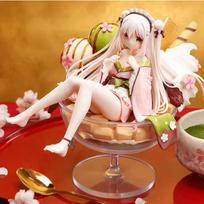 Anime White Jade Figure Ice Cream Wine Glass Shape Kimono Ver Model Toy Gift Collection Action Figure PVC Desktop Case Ornament without box