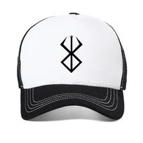100% Medvilnės BERSERK Kepuraitė Kentarou Miura Komiksų Beisbolo Kepuraitės Anime Gerbėjų Kepuraitės Moterims Vyrams Snapback Berserk kepurė Adjustable black