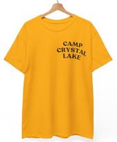 Stovyklos Crystal Lake vadovo marškinėliai | Penktadienis 13-oji siaubo filmo marškinėliai Unisex marškinėliai S