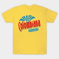 Colombiana La Nuestra Pagaminta Australijoje JAV Marškinėliai S5XL Unisex Marškinėliai L