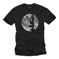 Death Shinigami Men#039;s Comic TShirt with Ryuk Note  Men#039;s Anime Nerd Shirt Unisex T-Shirt XL